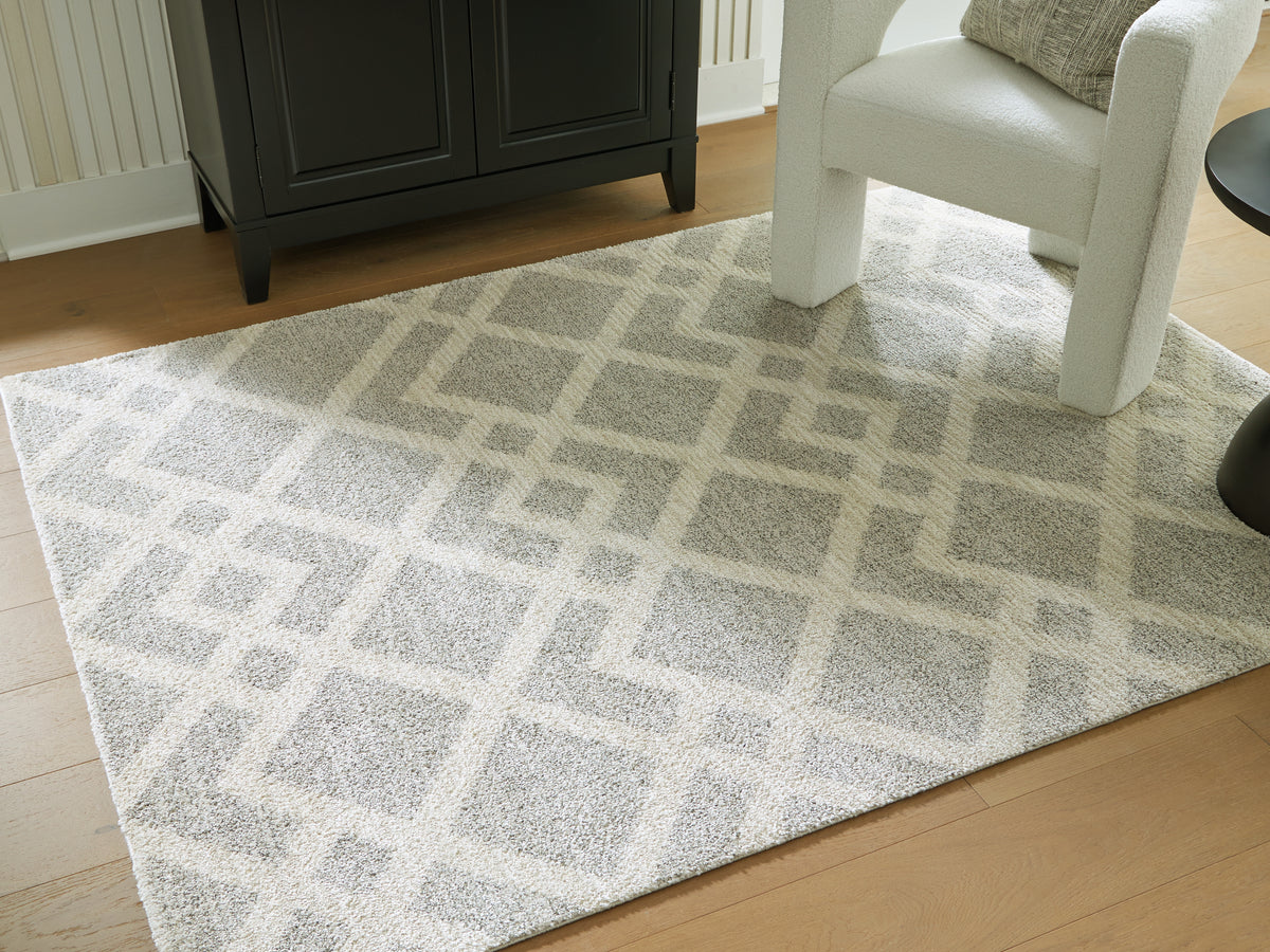 Leasing Furniture - Ashley Furniture - Unawick Rug - Medium Rug / Gray/Ivory - R407332