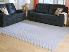 Leasing Furniture - Ashley Furniture - Worthley Rug - Washable 5' x 7' Area Rug / Gray - R407452