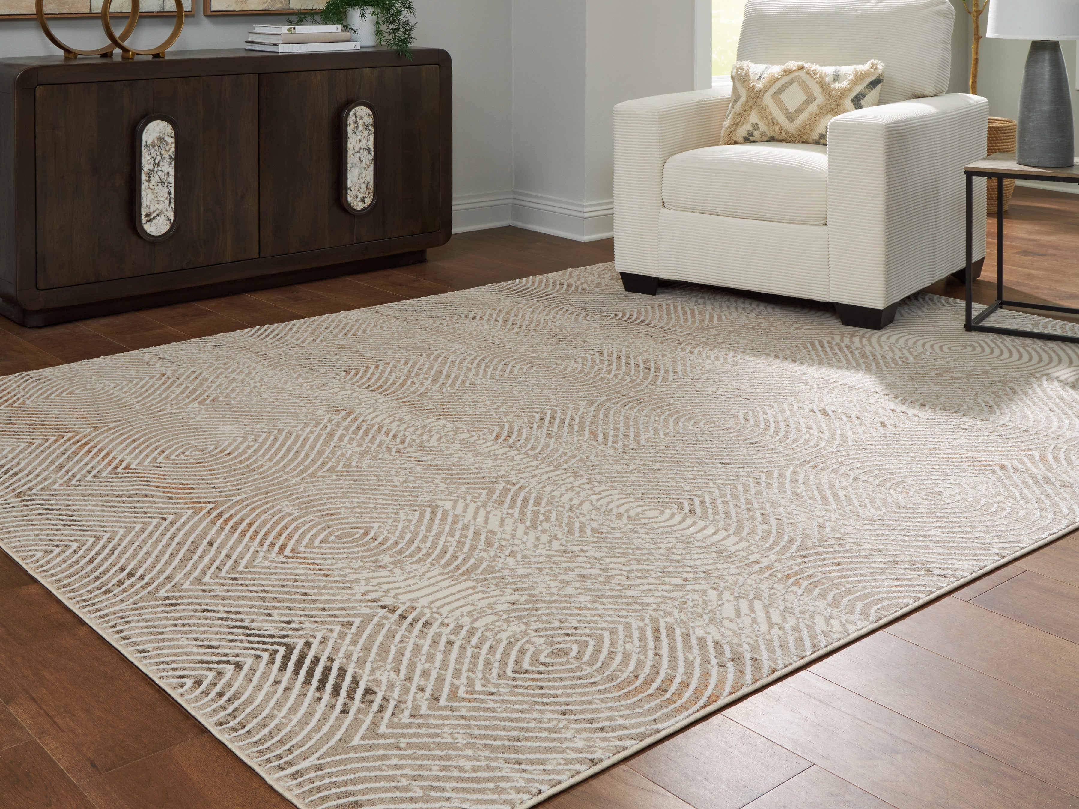 Leasing Furniture - Ashley Furniture - Bachus Rug - 5'3" x 7' Area Rug / Multi - R407752