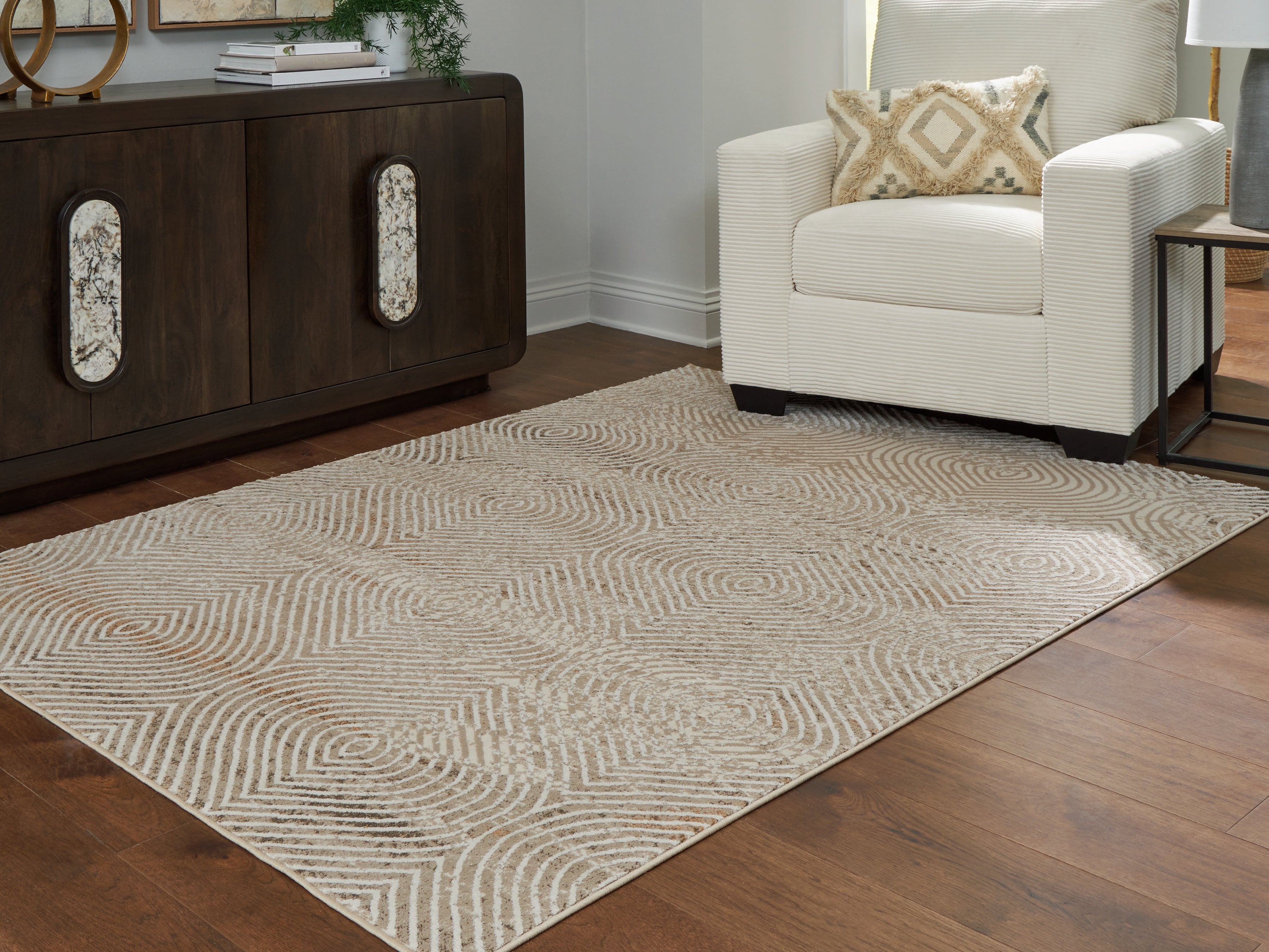 Leasing Furniture - Ashley Furniture - Bachus Rug - 5'3" x 7' Area Rug / Multi - R407752