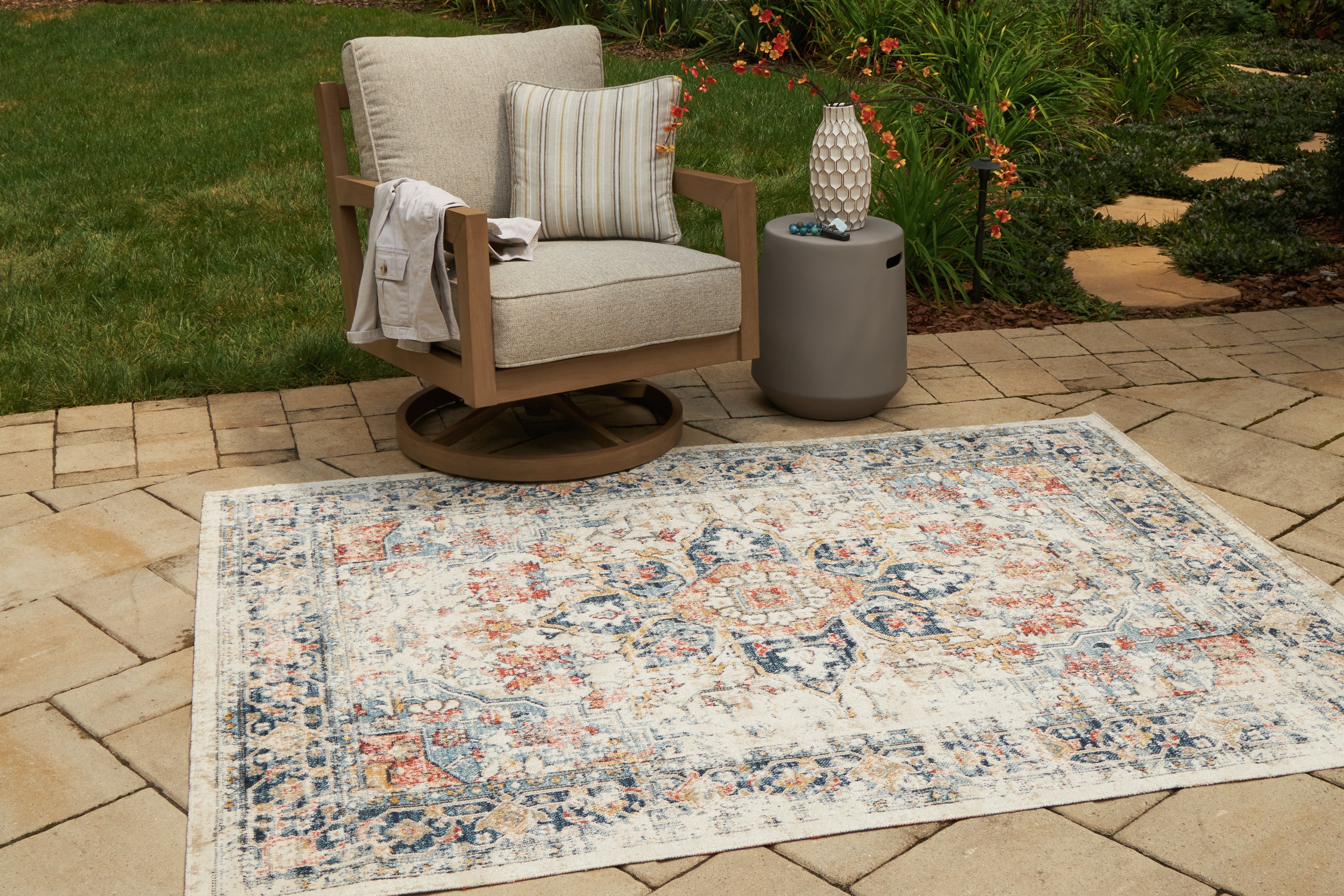 Leasing Furniture - Ashley Furniture - Jarrpage Rug - 5' x 7' Rug / Multi - R900092