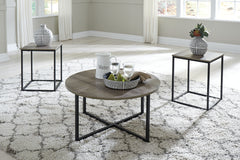 Leasing Furniture - Ashley Furniture - Wadeworth Table (Set of 3) - Occasional Table Set (3/CN) / Two-tone - T103-213