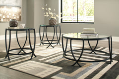 Leasing Furniture - Ashley Furniture - Tarrin Table (Set of 3) - Occasional Table Set (3/CN) / Black - T115-13
