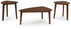 Leasing Furniture - Ashley Furniture - Lyncott Table (Set of 3) - Occasional Table Set (3/CN) / Brown - T135-13