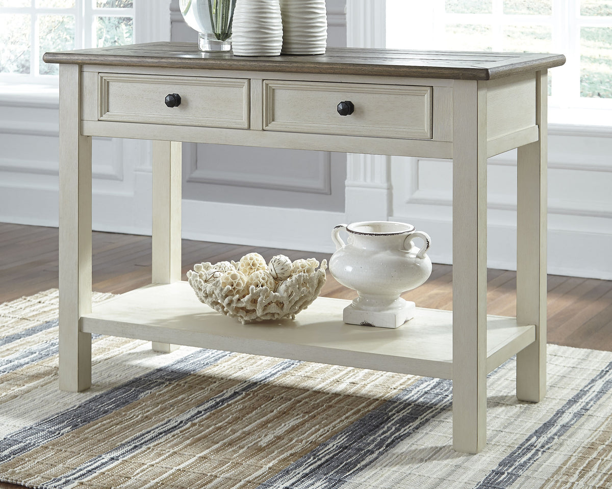 Leasing Furniture - Ashley Furniture - Bolanburg Sofa/Console Table - Sofa Table / Two-tone - T637-4