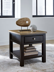 Leasing Furniture - Ashley Furniture - Drazmine End Table - Rectangular End Table / Brown - T734-3