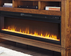Leasing Furniture - Ashley Furniture - Entertainment Accessories Electric Fireplace Insert - Electric Fireplace Insert / Black - W100-22