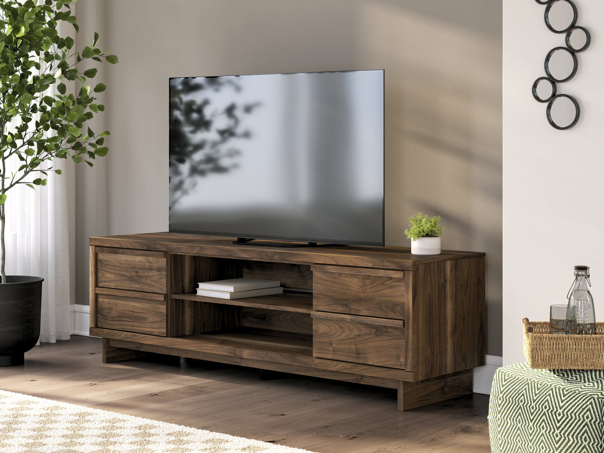Leasing Furniture - Ashley Furniture - Zadilyn 72" TV Stand - 72" / Brown - W3367-68