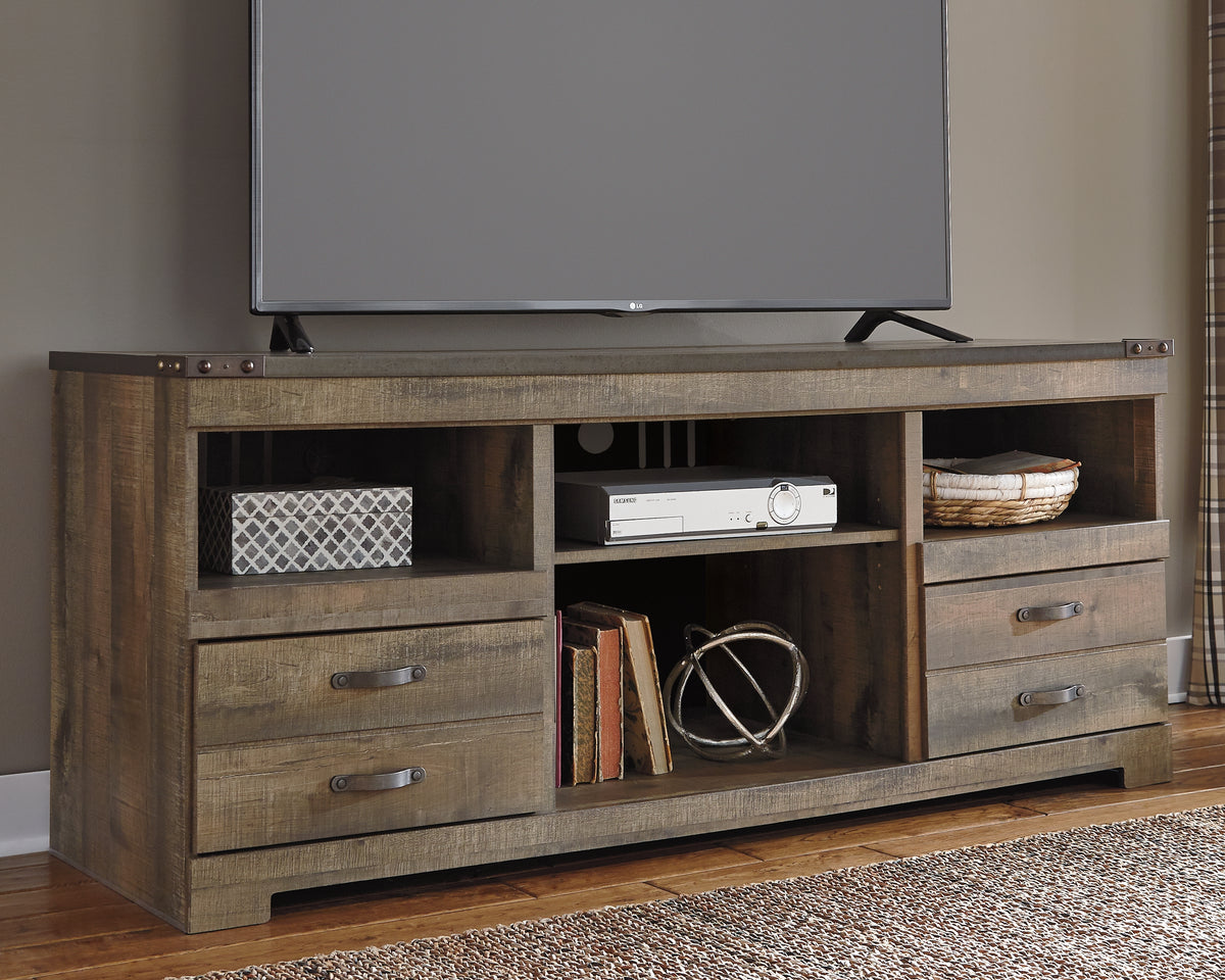 Leasing Furniture - Ashley Furniture - Trinell TV Stand - 63" / Brown - W446-68