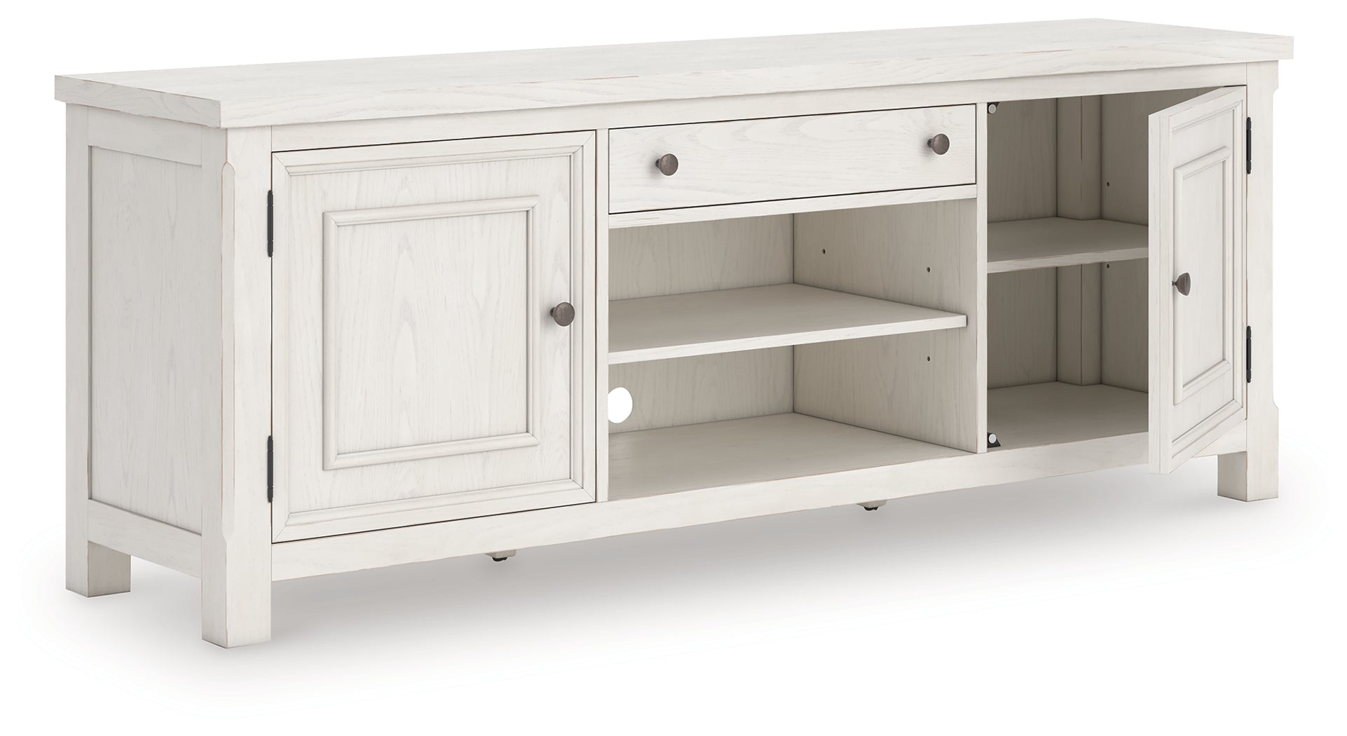 Leasing Furniture - Ashley Furniture - Robbinsdale 72" TV Stand - 72" / Antique White - W742-68
