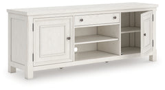 Leasing Furniture - Ashley Furniture - Robbinsdale 72" TV Stand - 72" / Antique White - W742-68