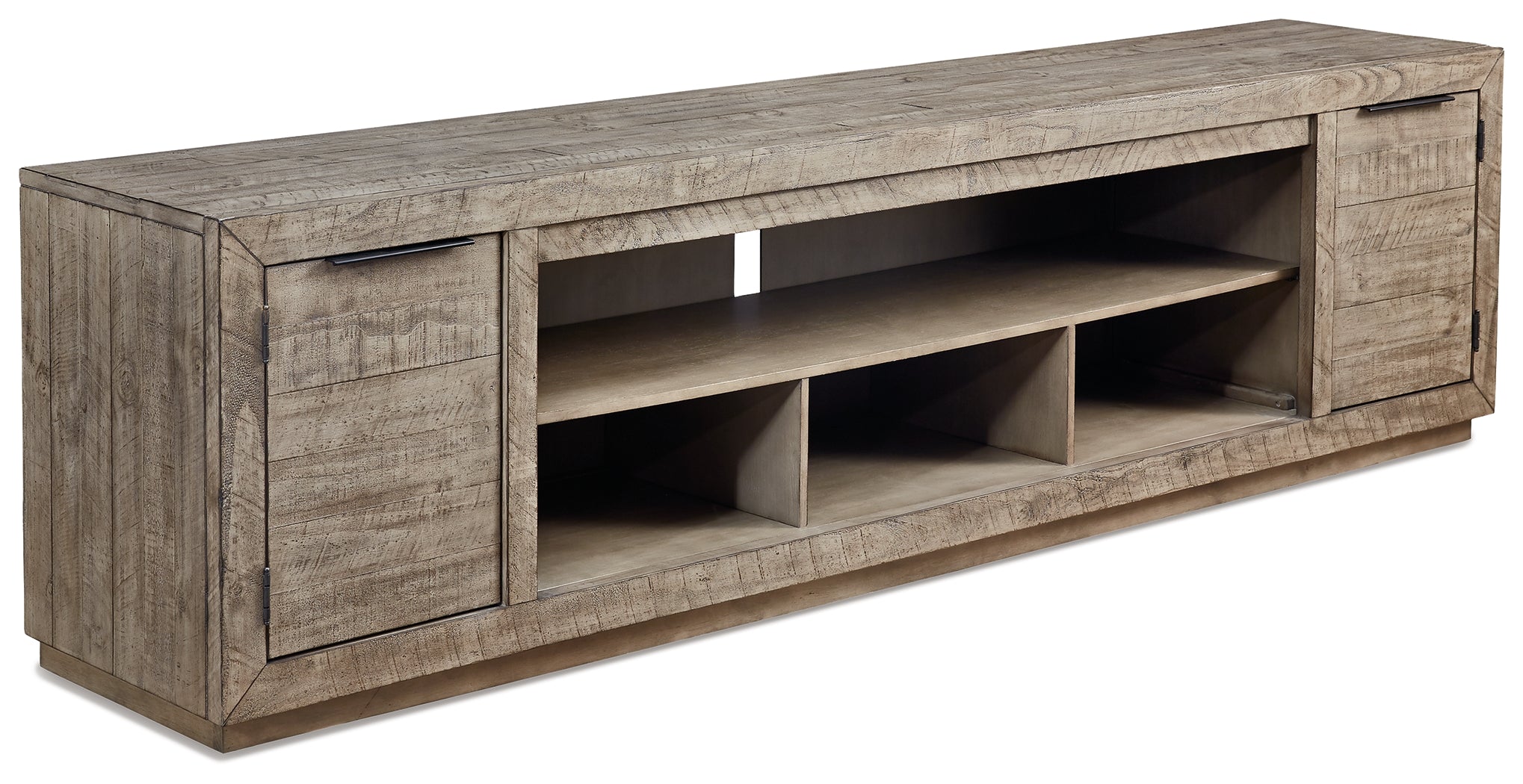 Leasing Furniture - Ashley Furniture - Krystanza 92" TV Stand - 92" / Weathered Gray - W760-78