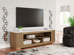 Leasing Furniture - Ashley Furniture - Camdill 80" TV Stand - 80" / Light Brown - W808-68